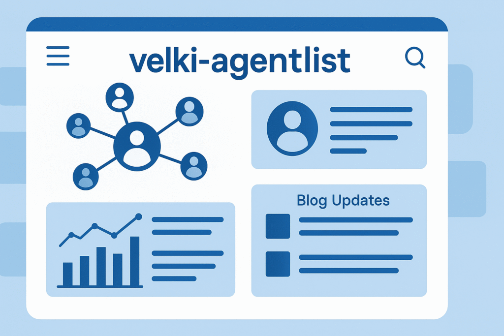 Agent network dashboard illustration